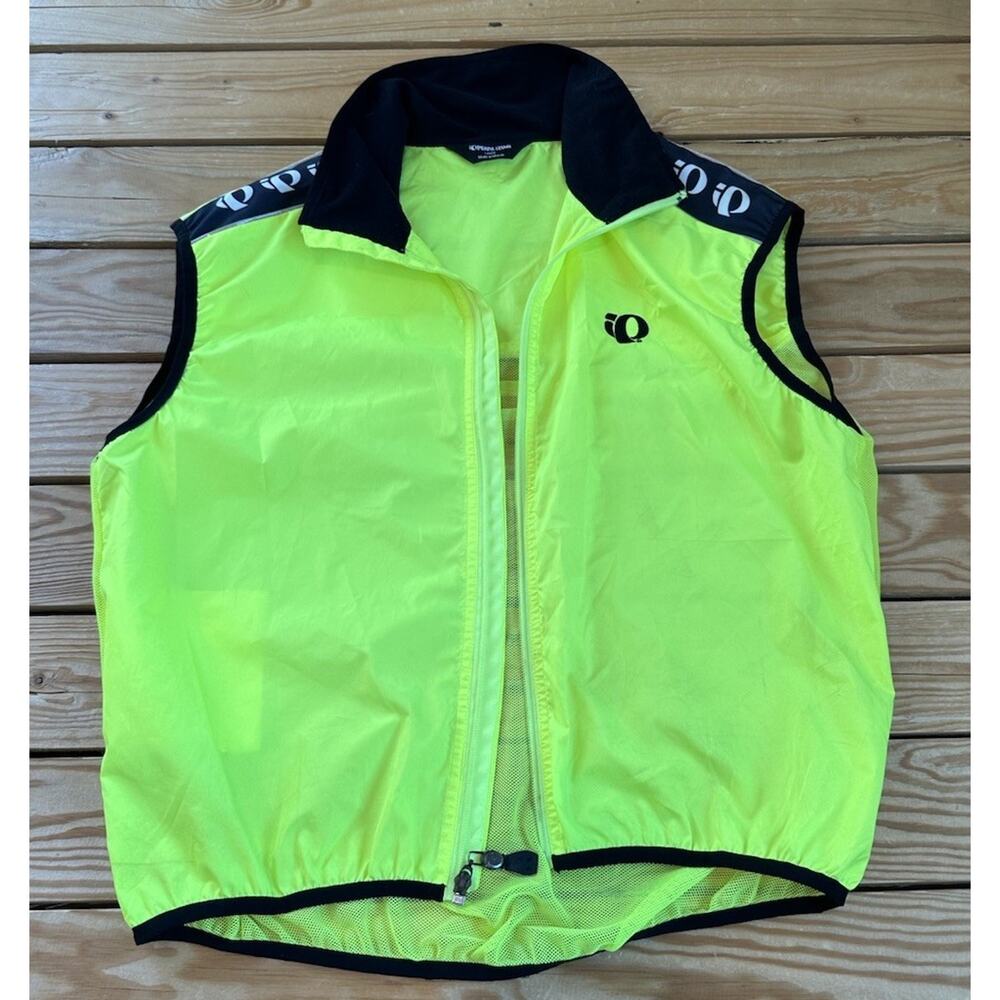 Pearl Izumi Mesh Full Zip Vest Size Large Men’s Yellow